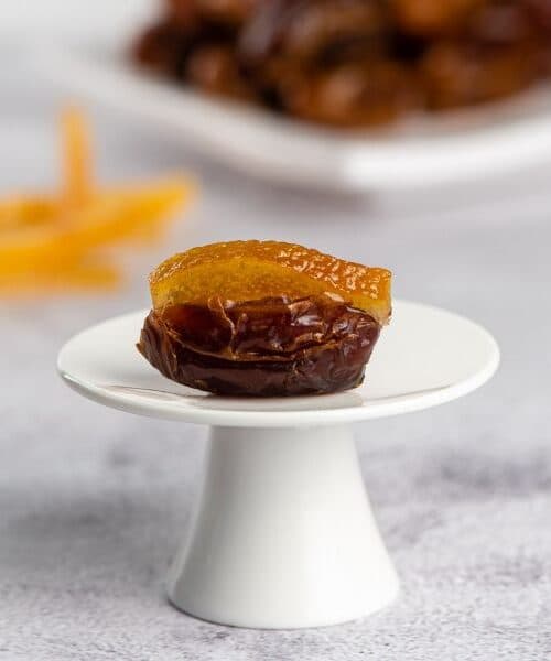 Kholas Dates with Candied Orange Peel - main